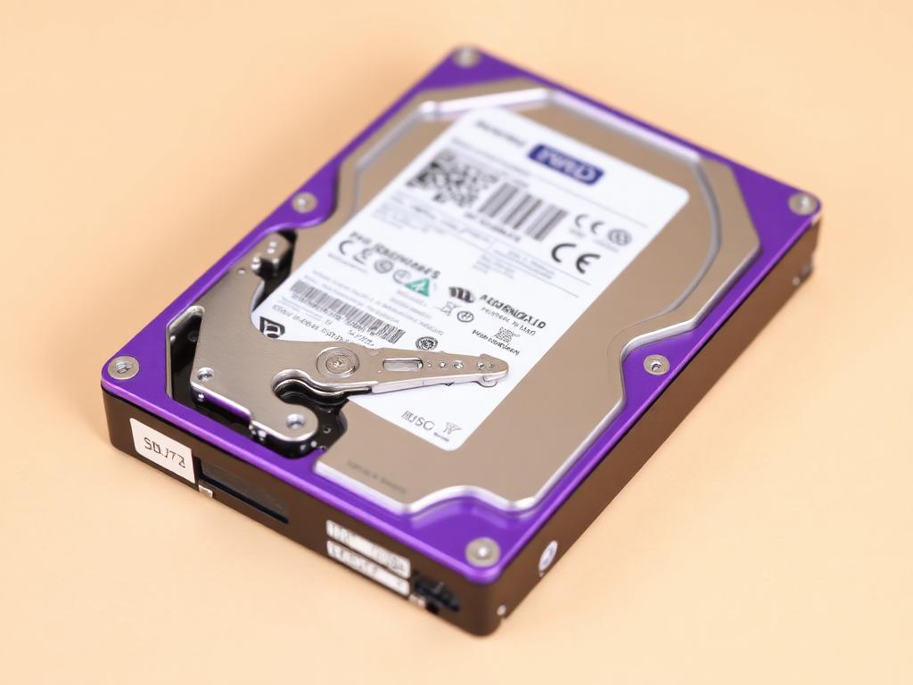Purple surveillance grade WD hard drive